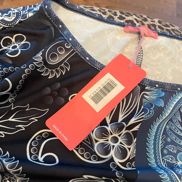 NWT Simply Aster By Firmiana Tunic Top Women's 2XL - Picture 2 of 5